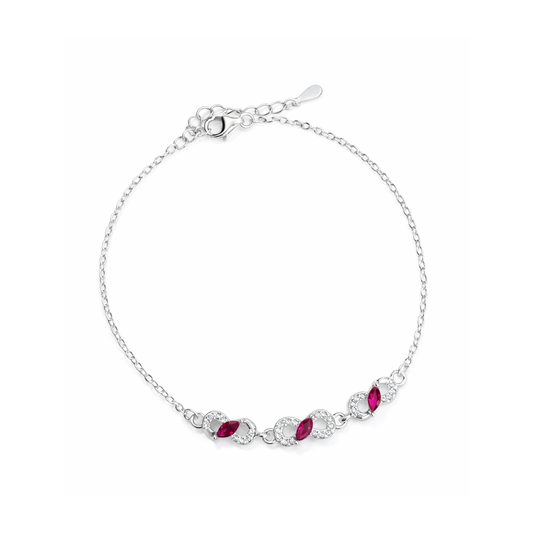 Infinity Cut Silver Bracelet