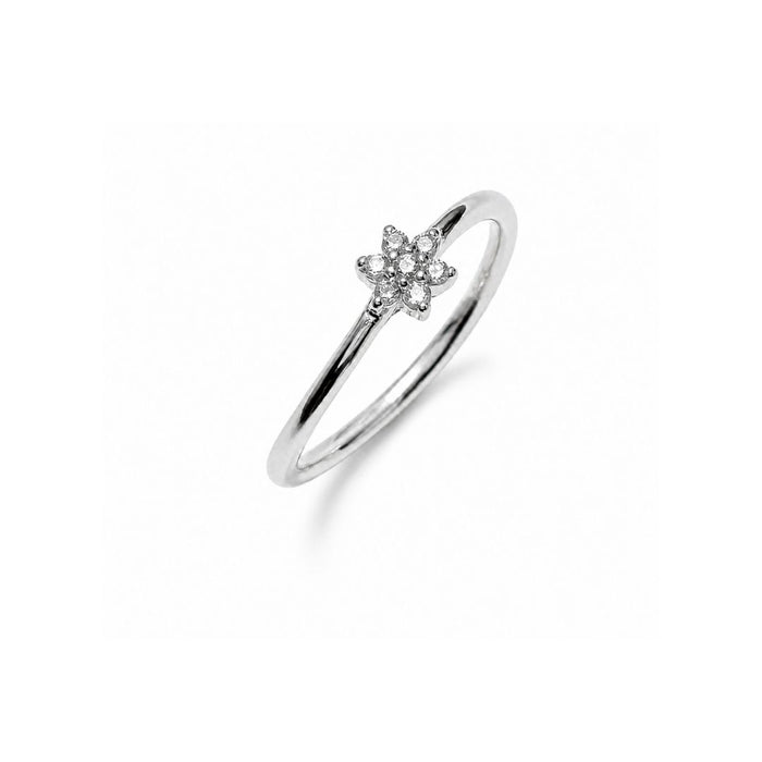 Flower Promise Silver Ring