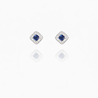 Curly Edge Silver Eartops