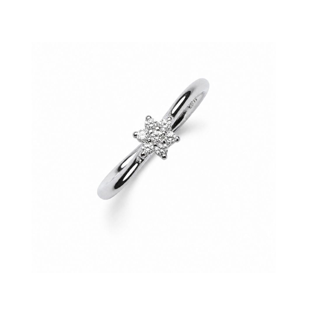 Flower Promise Silver Ring