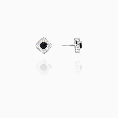 Curly Edge Silver Eartops