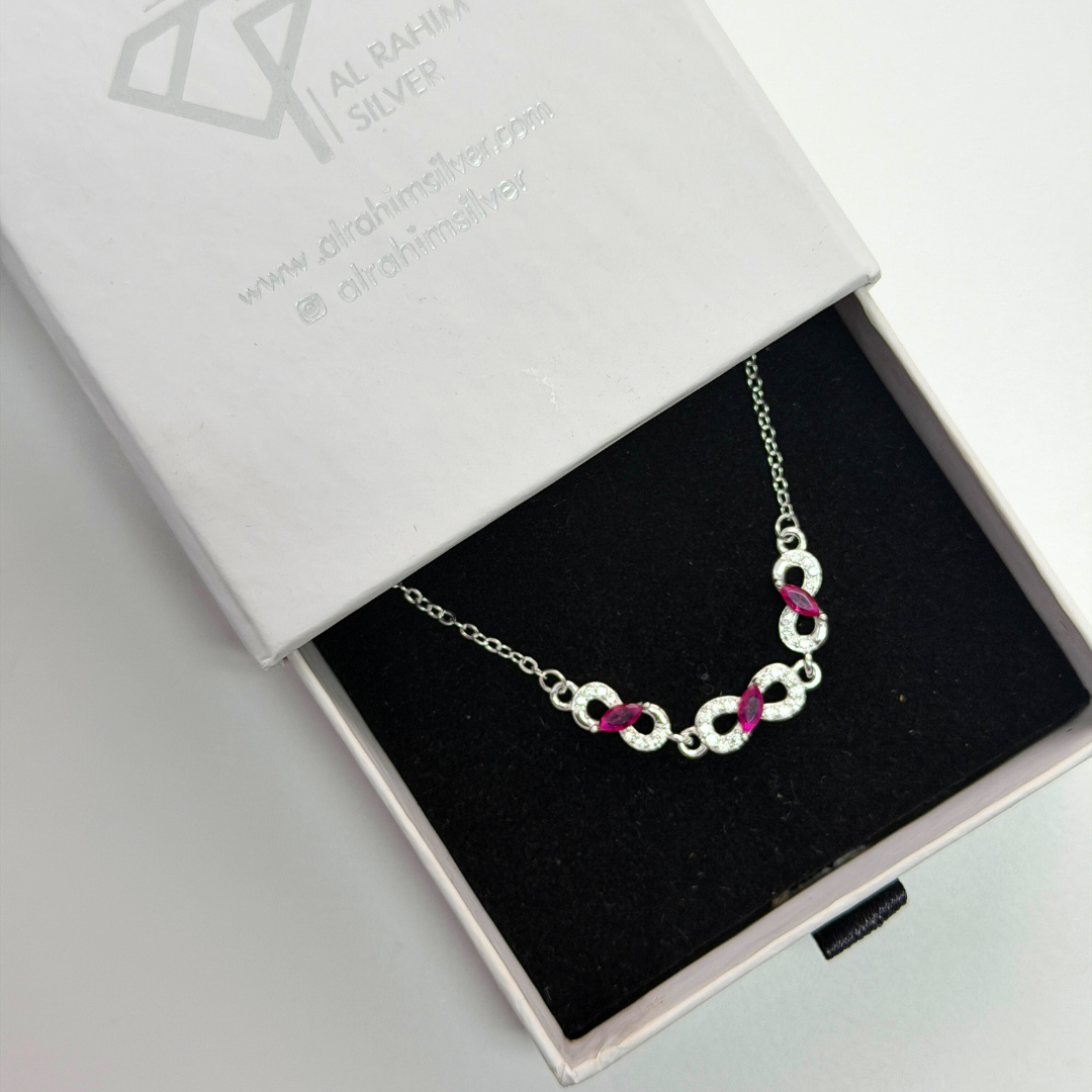 Infinity Cut Silver Bracelet