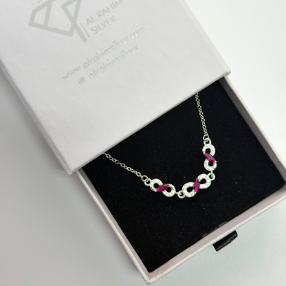 Infinity Cut Silver Bracelet