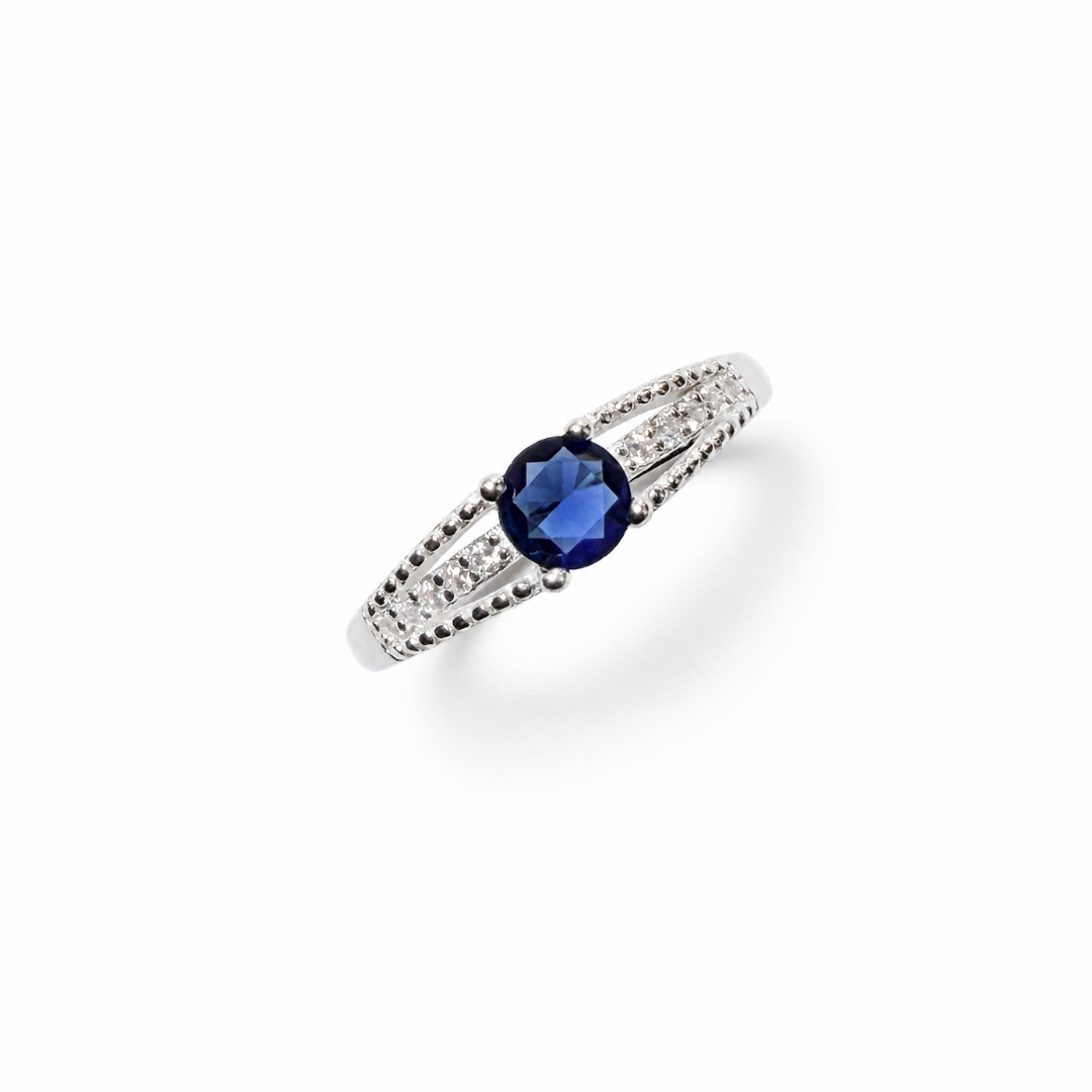 Split Shank Silver Ring