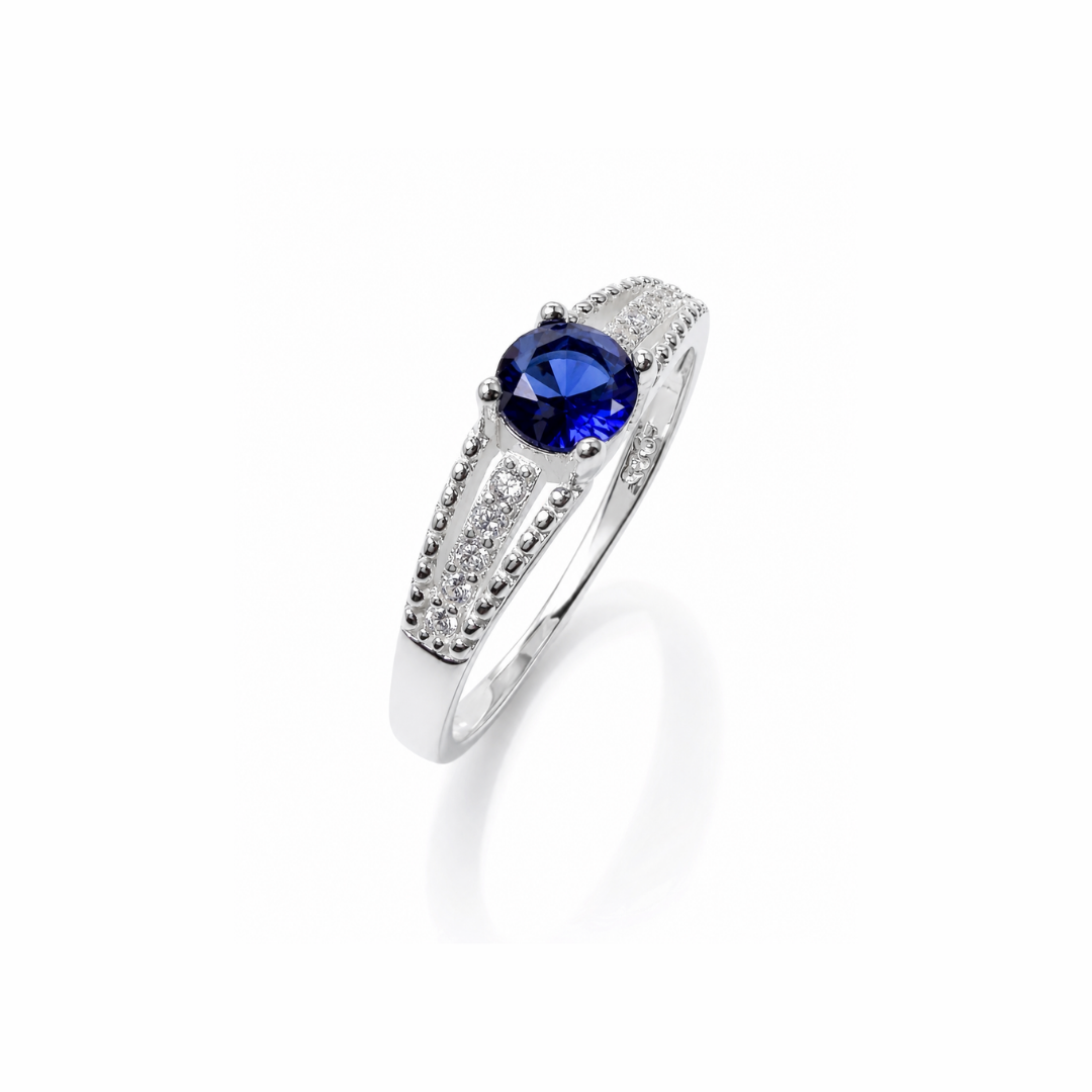 Split Shank Silver Ring