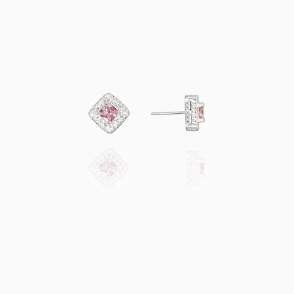 Curly Edge Silver Eartops