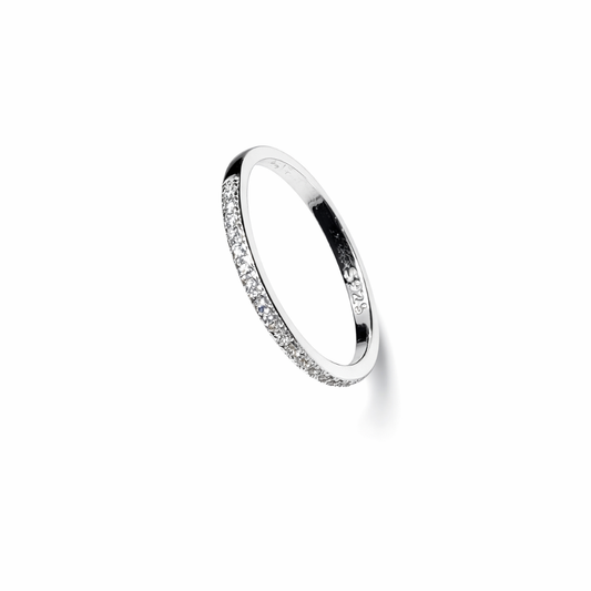 Classic Band Silver Stacking Ring
