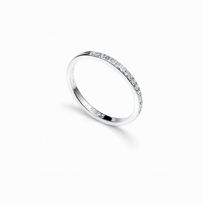 Classic Band Silver Stacking Ring