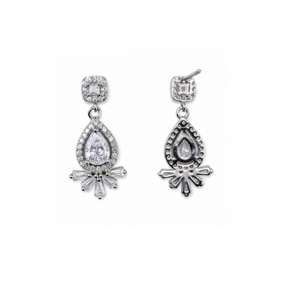 925 Silver Chandelier Earrings