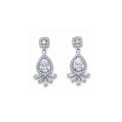 925 Silver Chandelier Earrings