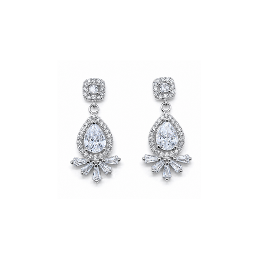925 Silver Chandelier Earrings