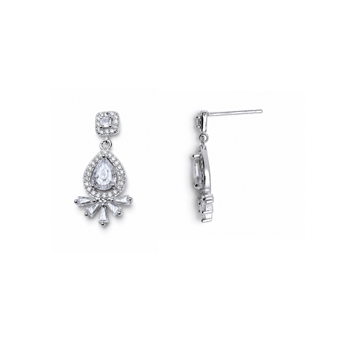 925 Silver Chandelier Earrings