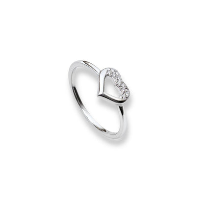 Heart Promise Silver Ring