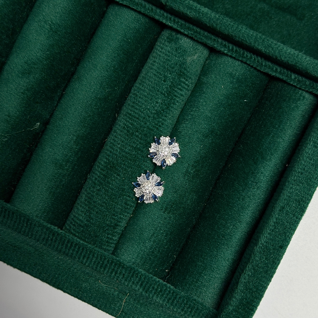 Petal Silver Pendant Set