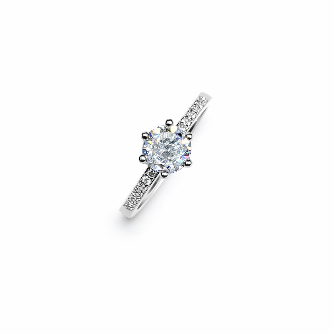 Engagement Double Solitaire Ring
