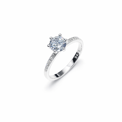 Engagement Double Solitaire Ring