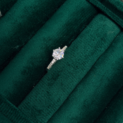 Engagement Double Solitaire Ring