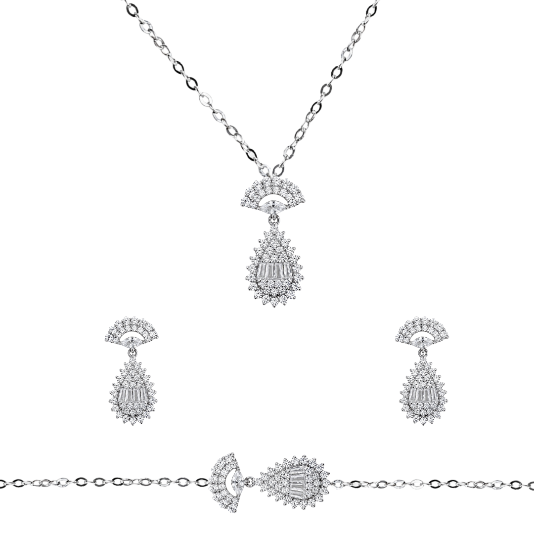 Classique 925 Silver Pendant Set