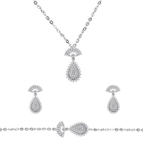 Classique 925 Silver Pendant Set