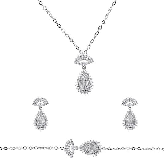 Classique 925 Silver Pendant Set