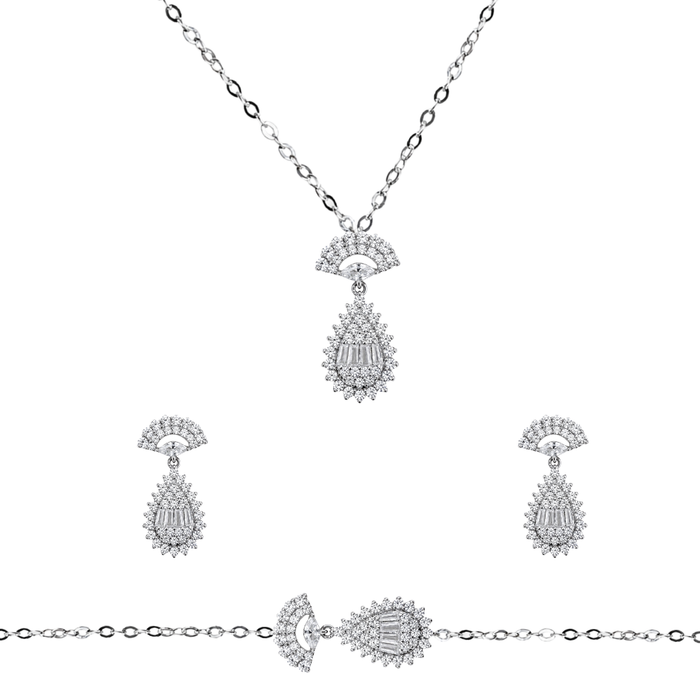 Classique 925 Silver Pendant Set