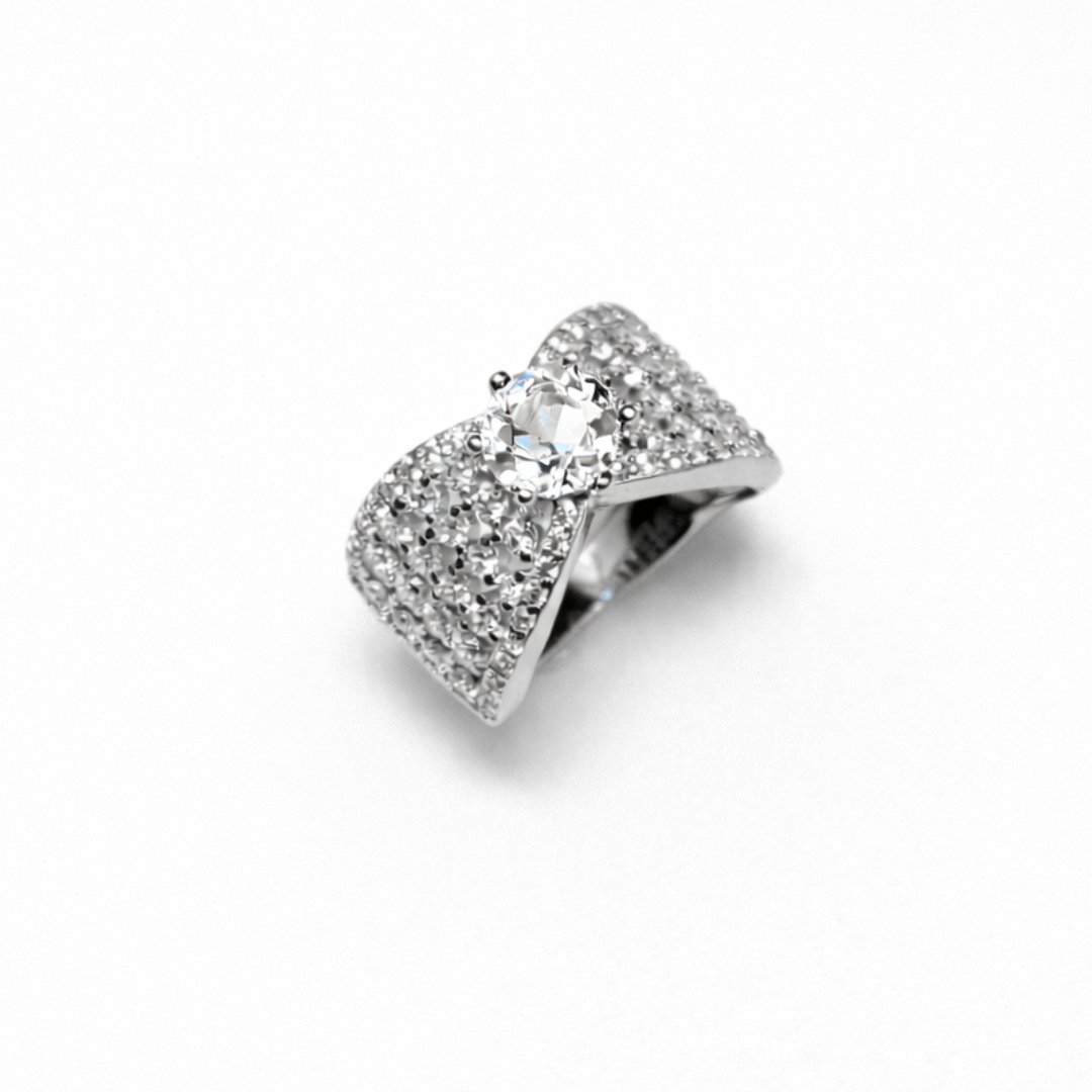 Signature Bow Silver Ring