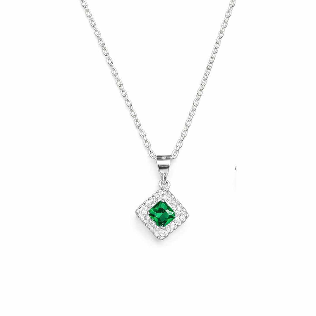 Curly Edge Silver Pendant Set