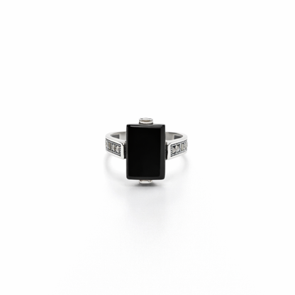 Midnight Rectangle Ring