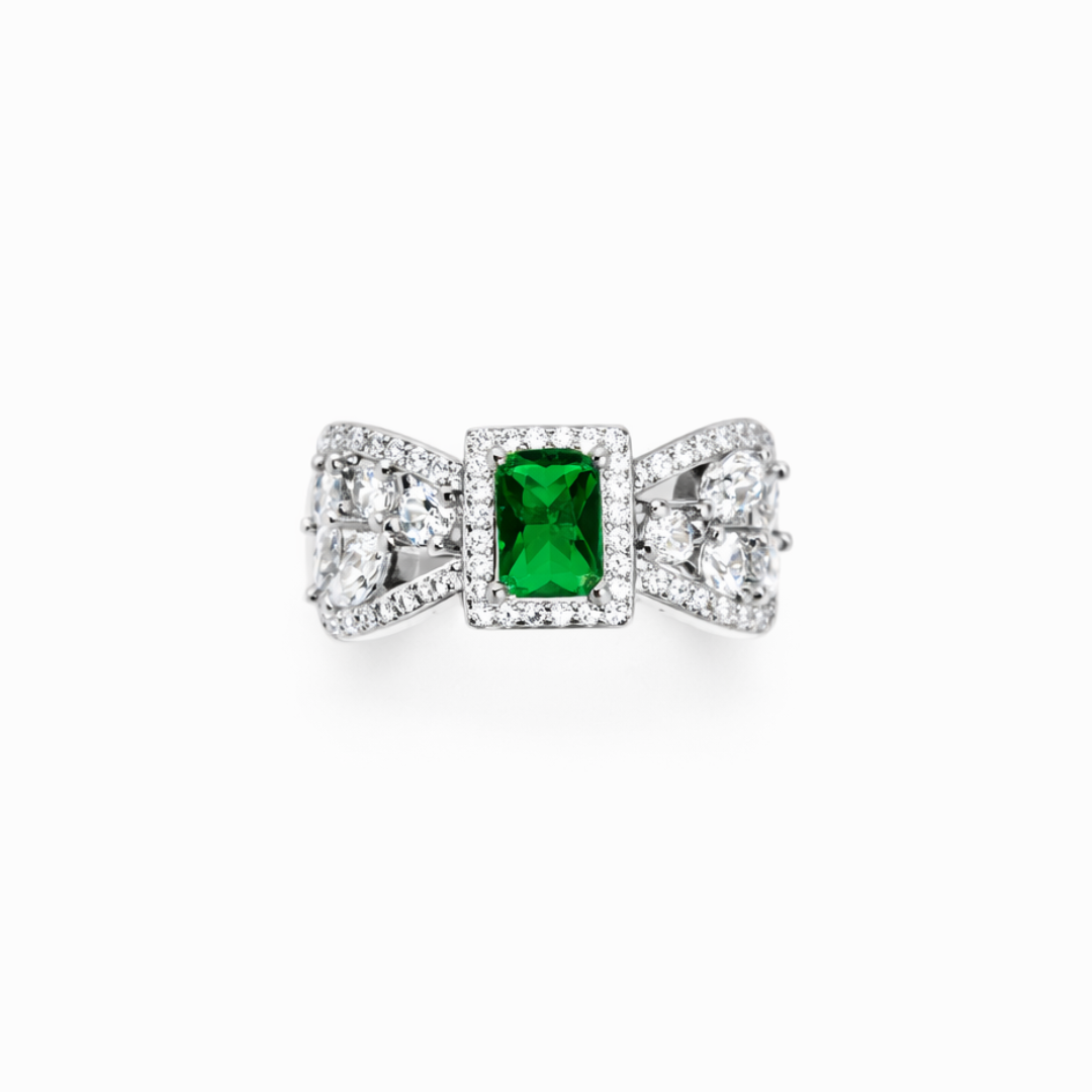 Signature Ribbon Silver Ring