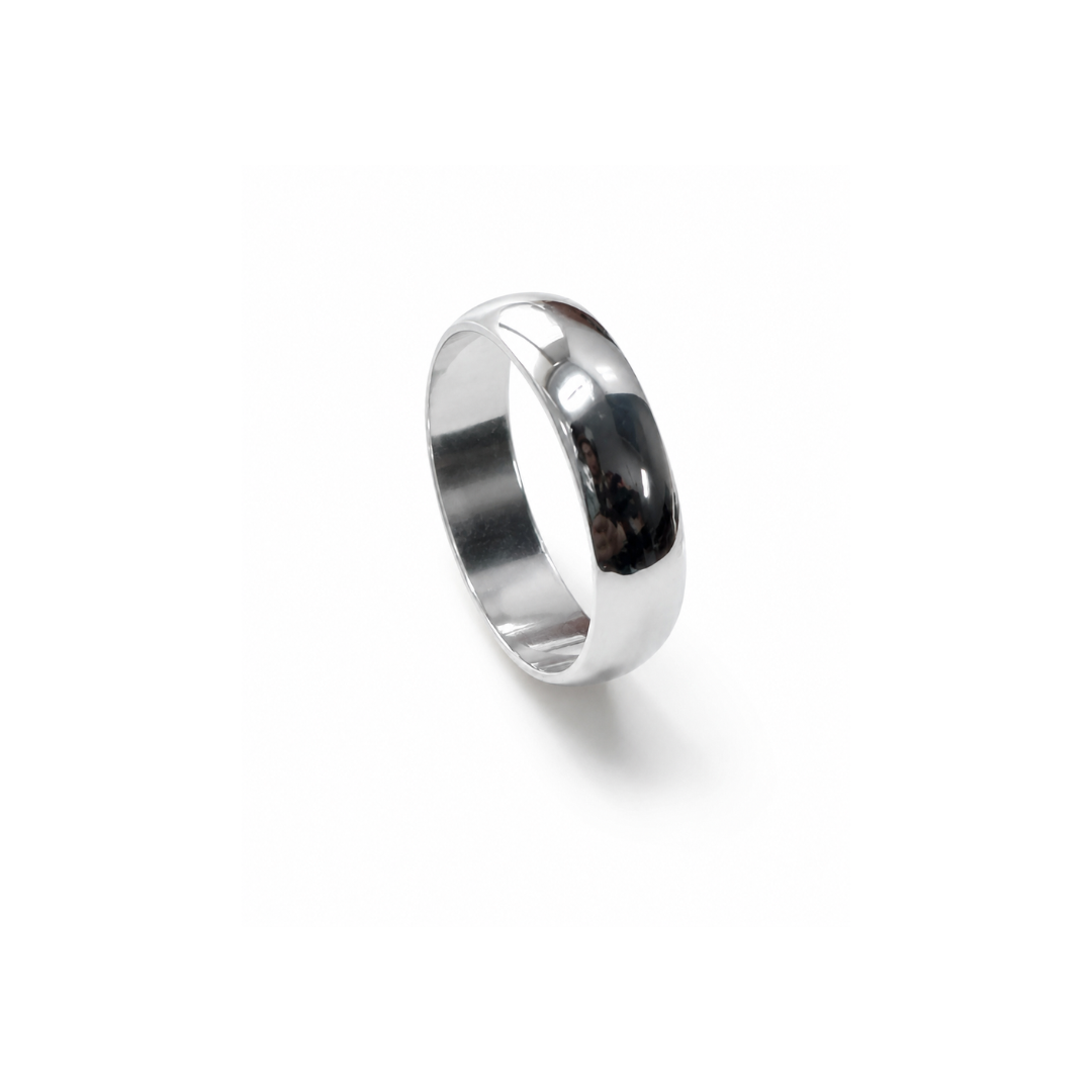 925 Sterling Silver 5.5mm Court Band
