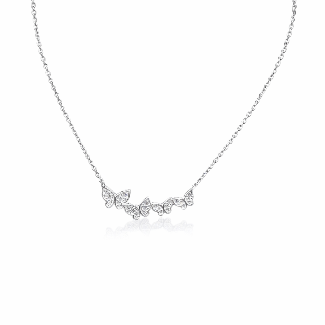 Butterfly Line Necklace