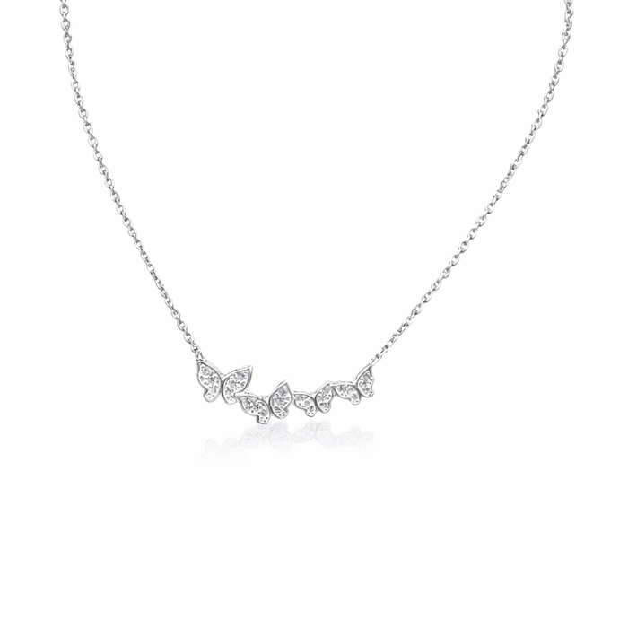 Butterfly Line Necklace