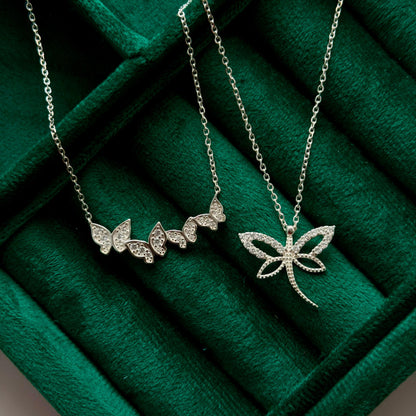 Butterfly Line Mala Set