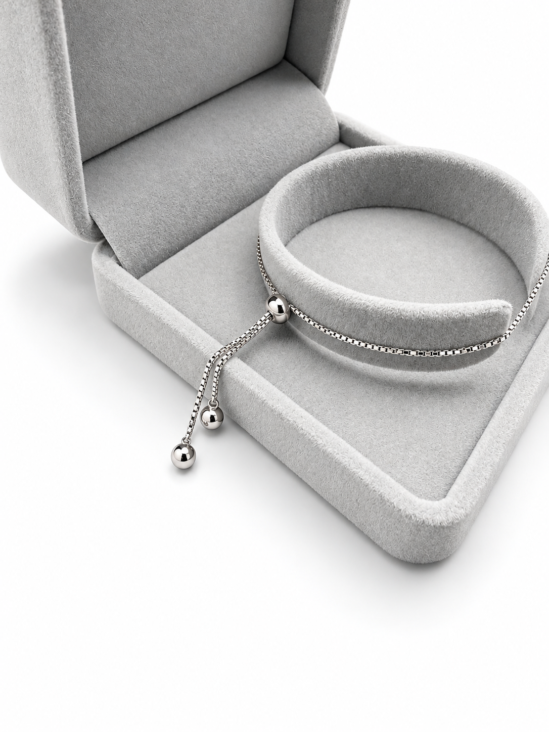 Pearl Flower 925 Silver Bolo Bracelet