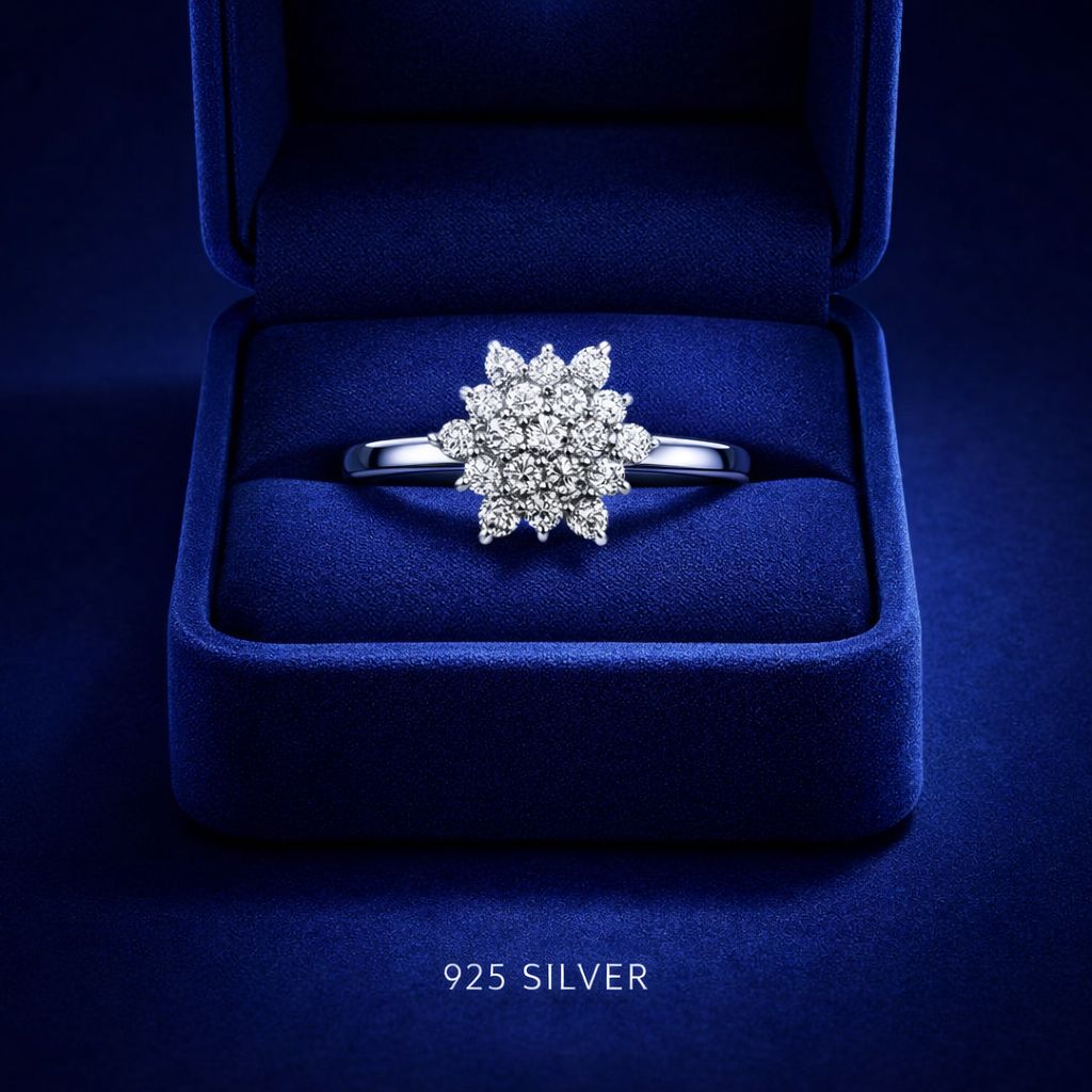 Sunflower Cluster Ring